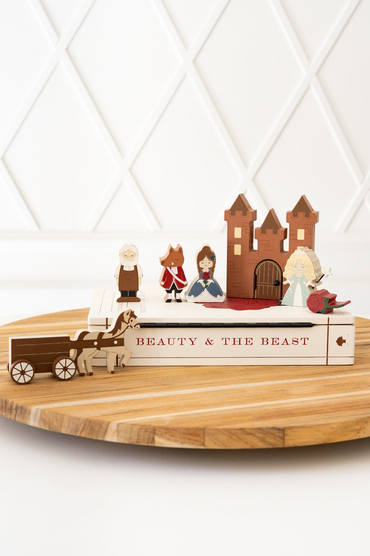 Beauty and the beast woodland storybook