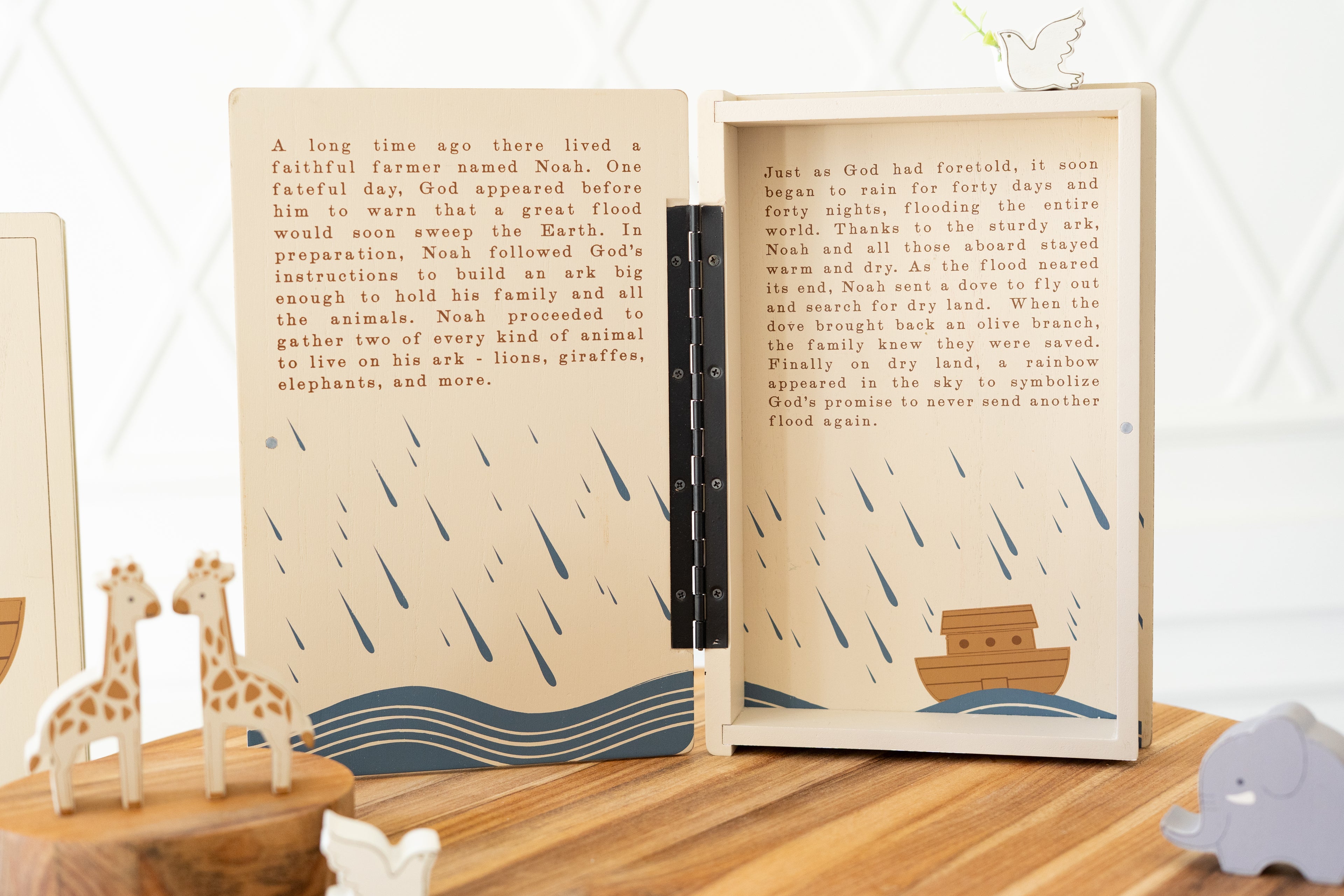 Noah's Ark Woodland Storybook Gift Set