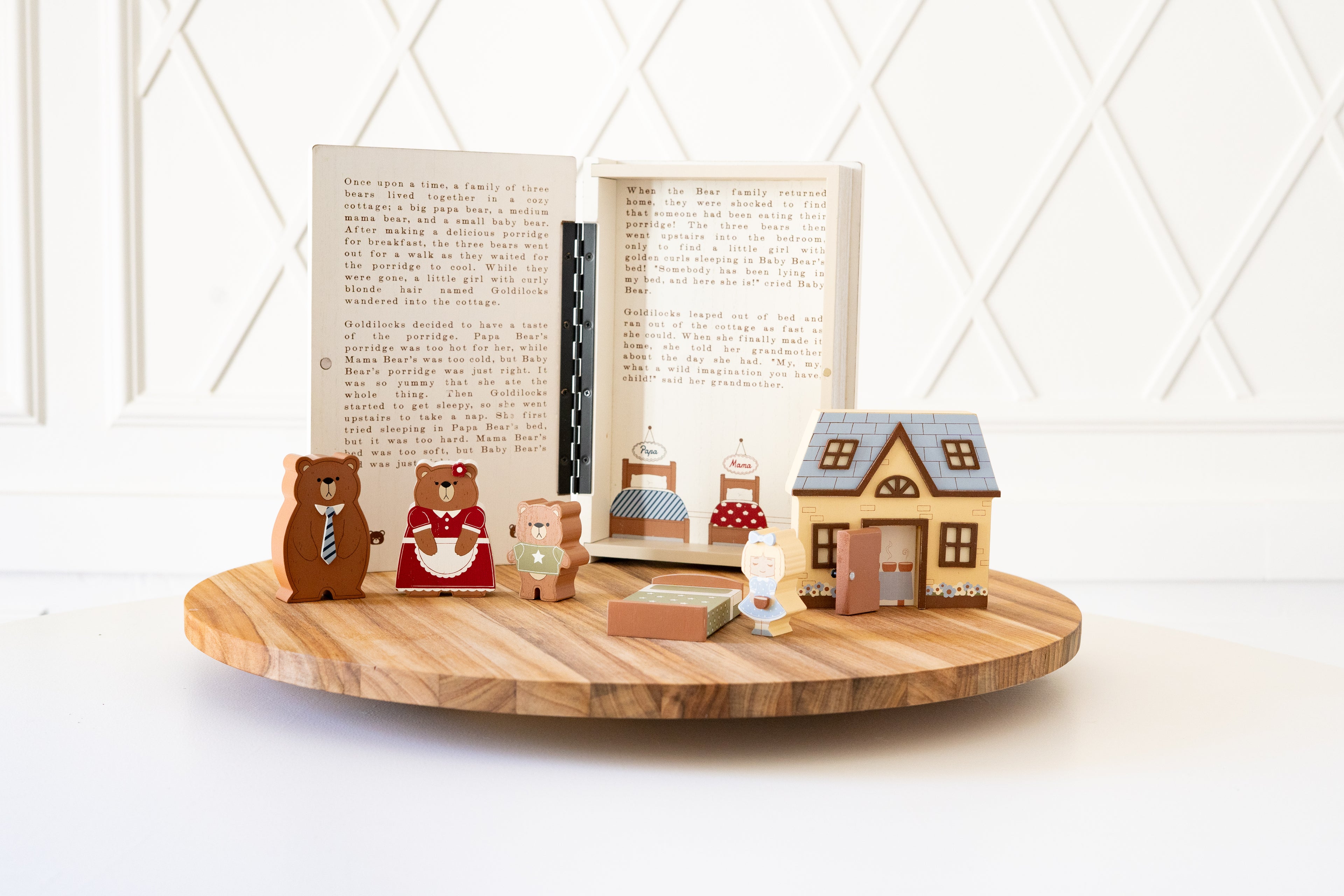 Goldilocks & Three Bears Woodland Storybook Gift Set