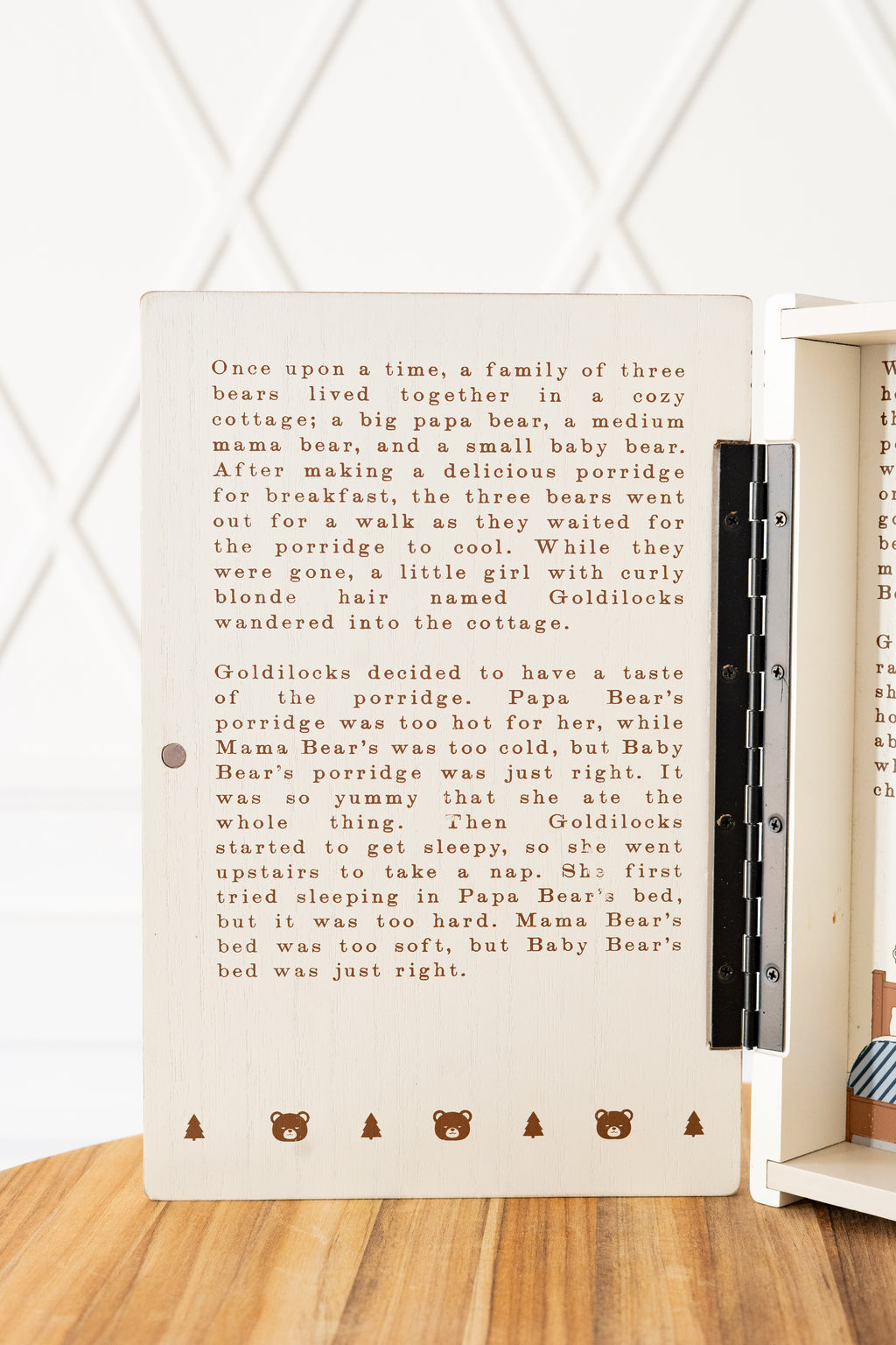 Goldilocks & Three Bears Woodland Storybook Gift Set