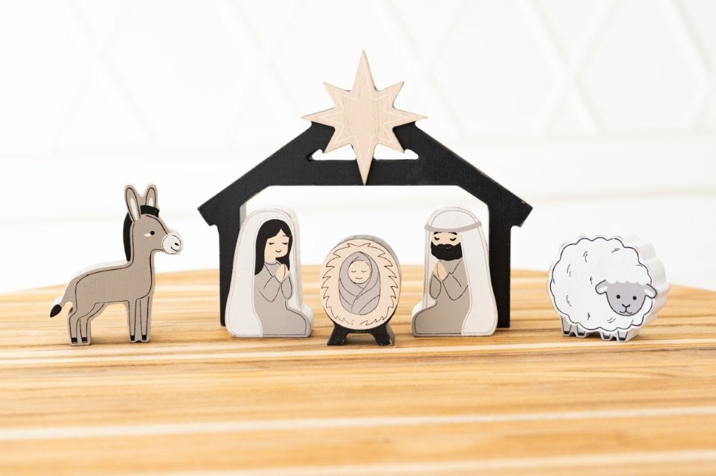 THE  FIRST CHRISTMAS (Nativity) Woodland Storybook Gift Set