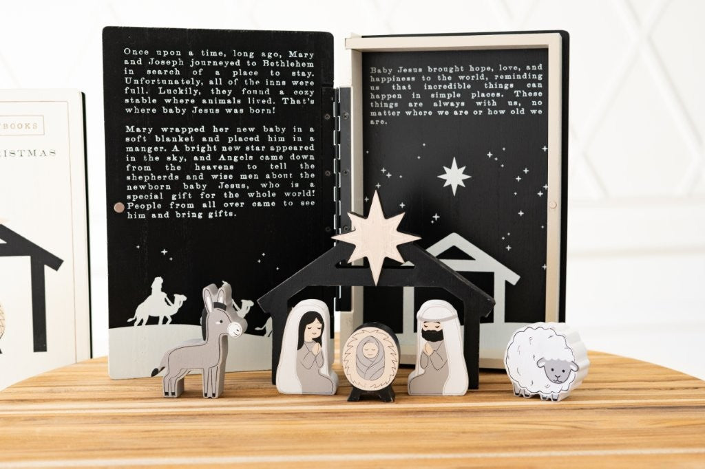 THE  FIRST CHRISTMAS (Nativity) Woodland Storybook Gift Set