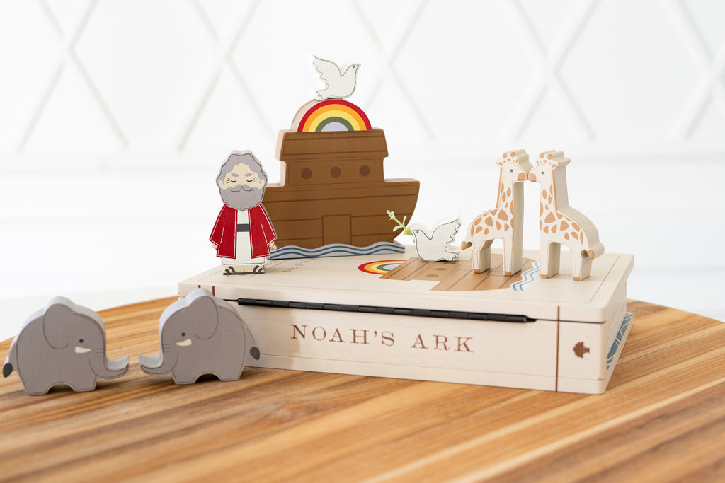 Noah's Ark Woodland Storybook Gift Set