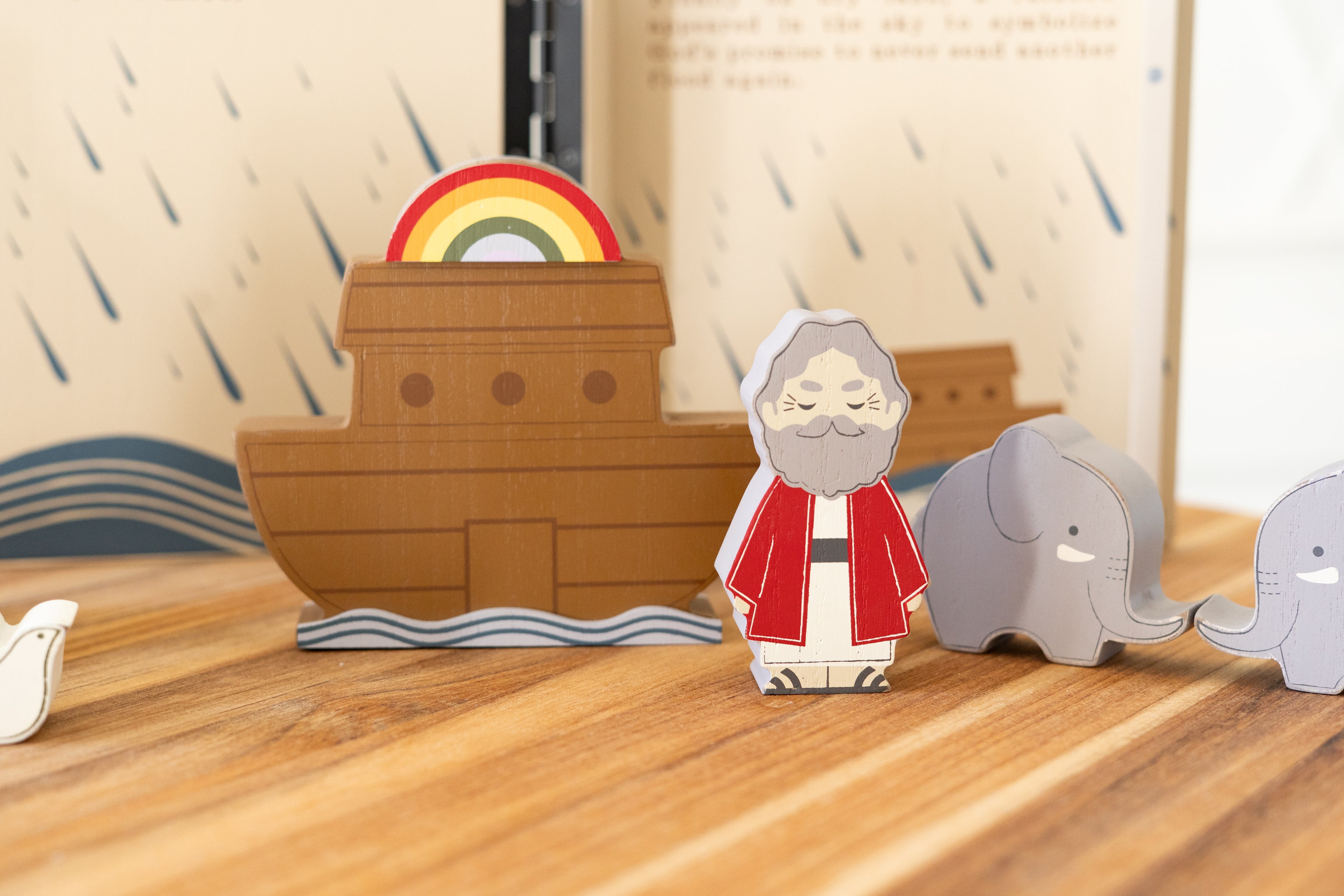 Noah's Ark Woodland Storybook Gift Set