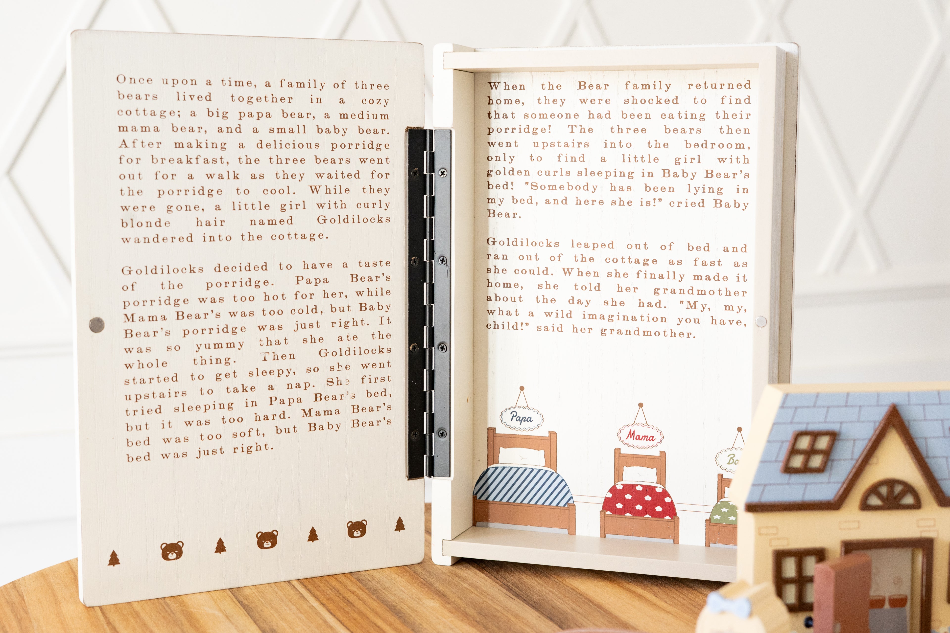 Goldilocks & Three Bears Woodland Storybook Gift Set